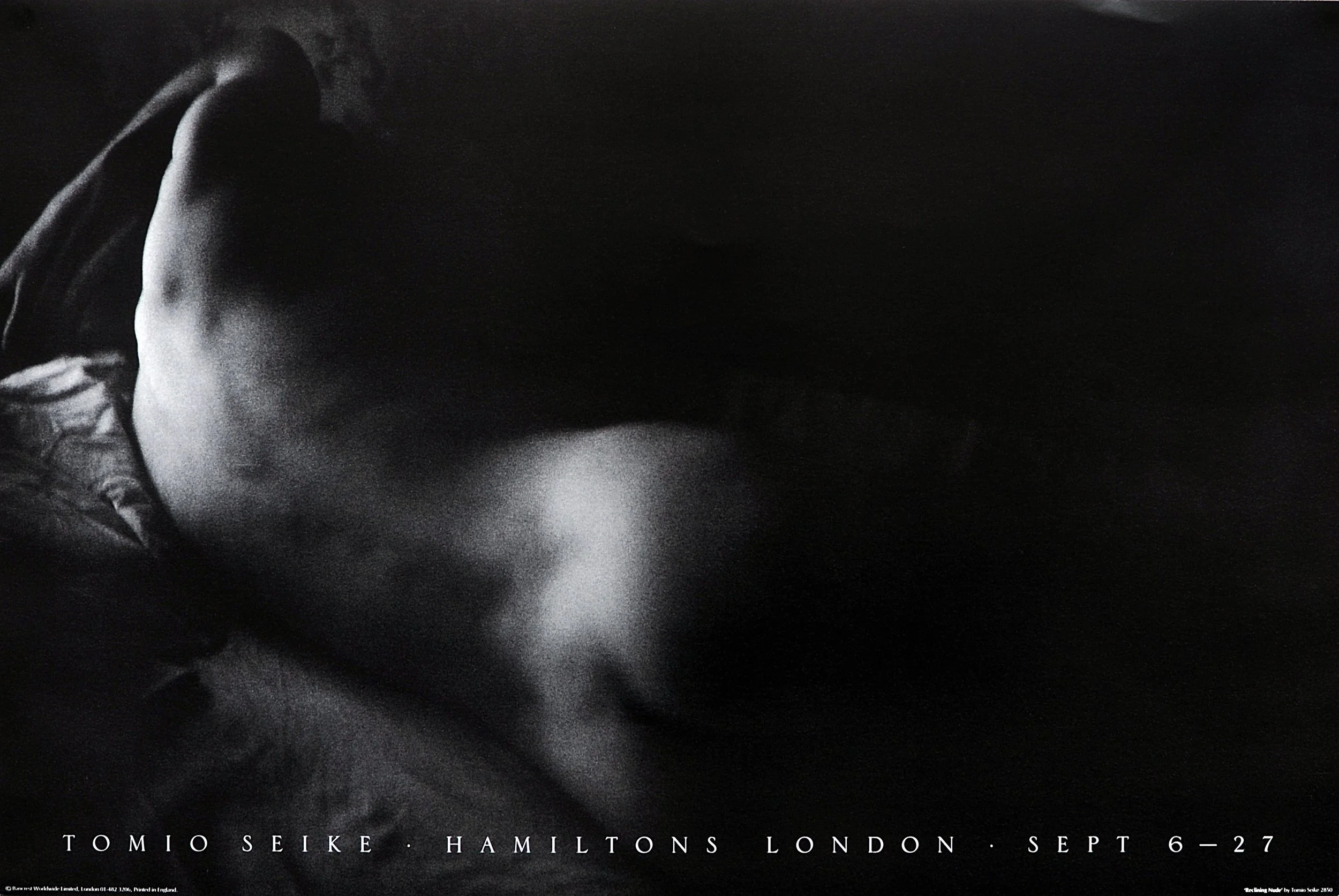 Tomio Seike, Reclining Nude, 1988 - [Poster] — Hamiltons Gallery Shop